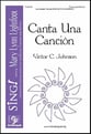 Canta una Cancion Three-Part Mixed choral sheet music cover